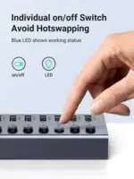 UGREEN CM481 USB 3.0 Hub Powered Switch |30778 - Image 5