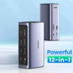 Ugreen CM555 Docking Station Revodok Pro 12 in 1 DisplayLink 90325 - Image 2