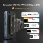 Acasis TB501 Pro Thunderbolt 5 NVMe SSD Enclosure – 80Gbps Enclosure - Image 2