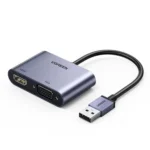 Ugreen CM449 USB-A to HDMI & VGA Converter