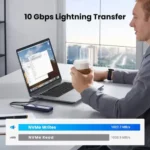 UGREEN CM559 SATA & NVMe SSD Enclosure USB-C 10Gbps #90408 - Image 2