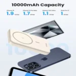 UGREEN PB561 10000mAh Magnetic Wireless Power Bank #25919 20W Fast Charging - Image 2